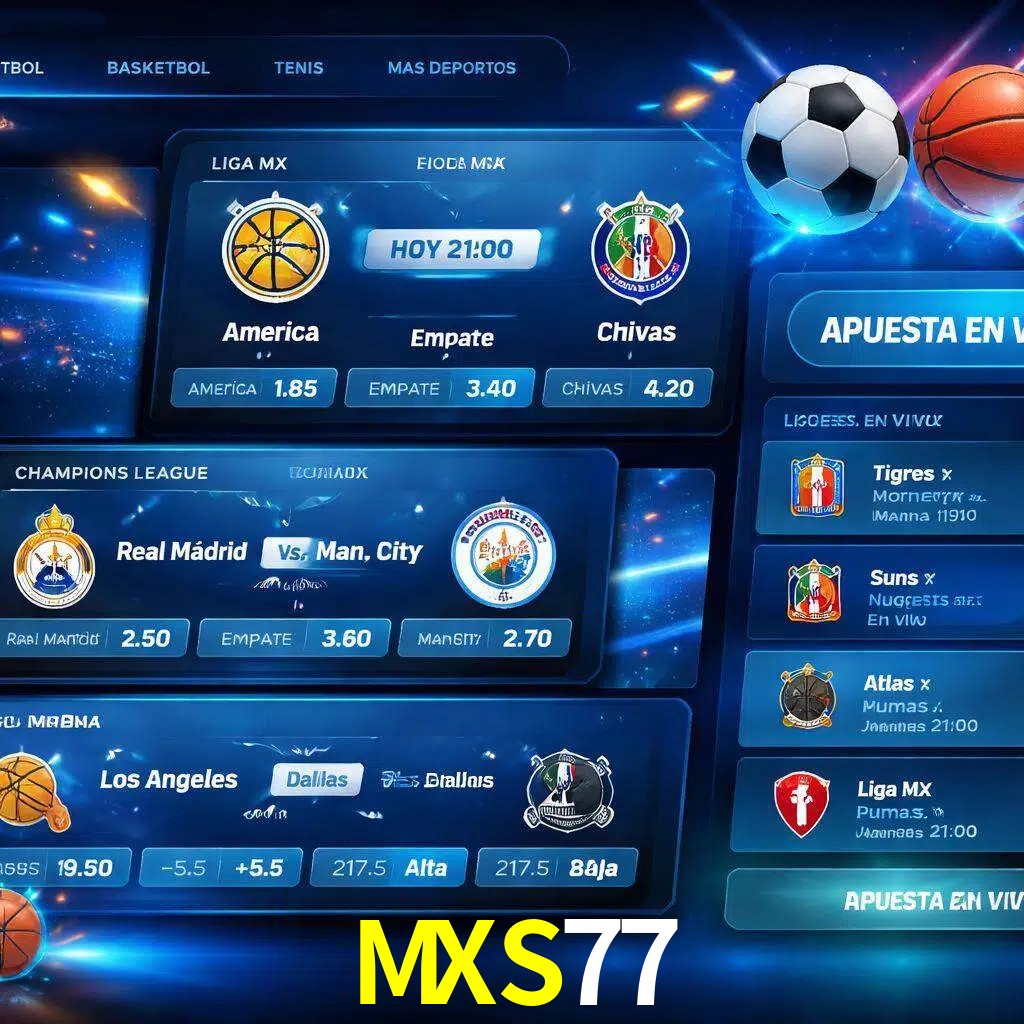 Mercados de apuestas deportivas MXS77 para jugadores en México