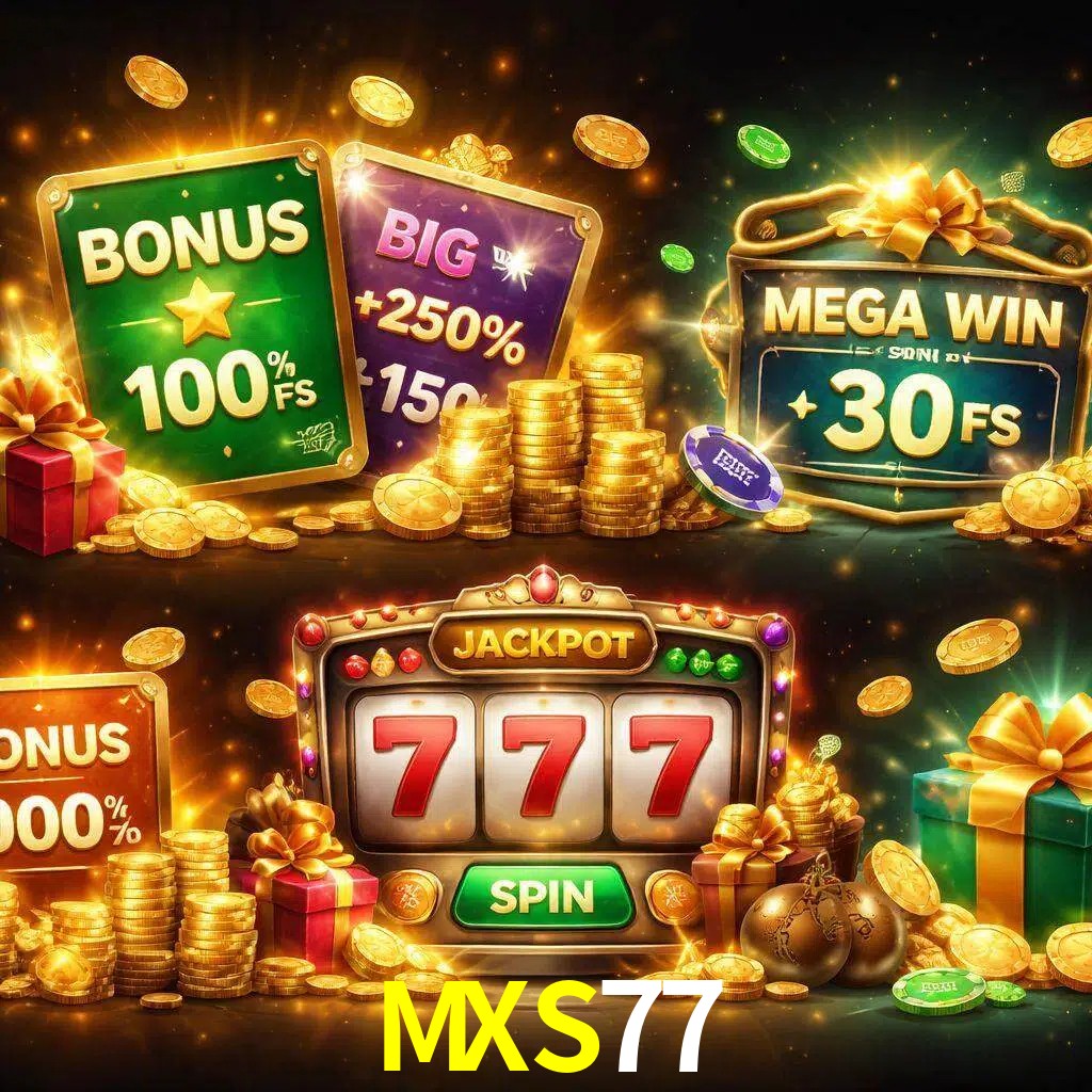 Tipos de bonos MXS77 incluyendo recompensas de bienvenida y promociones continuas